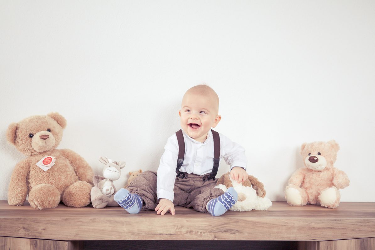 Babyshooting-Kuscheltiere