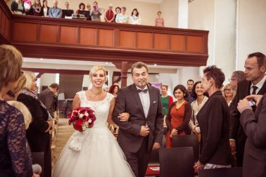 Hochzeit in der Sankt Leonhardskirche in Knittlingen