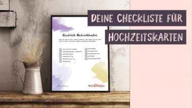 Checkliste Einladung